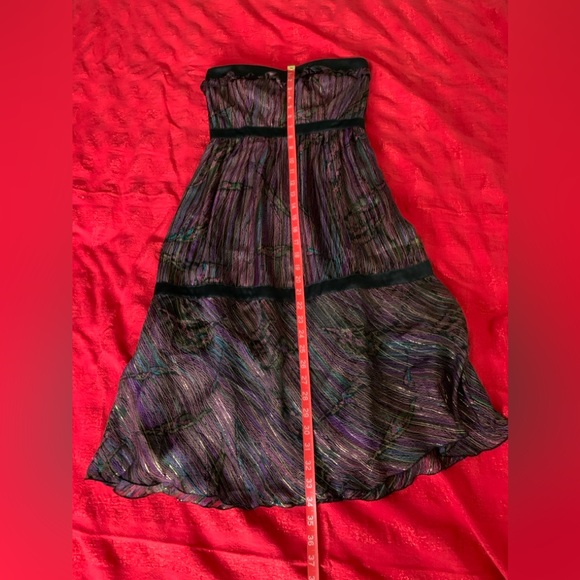 Lauren Moffatt 100% Silk Strapless Dress in Size 2 - Picture 6 of 7